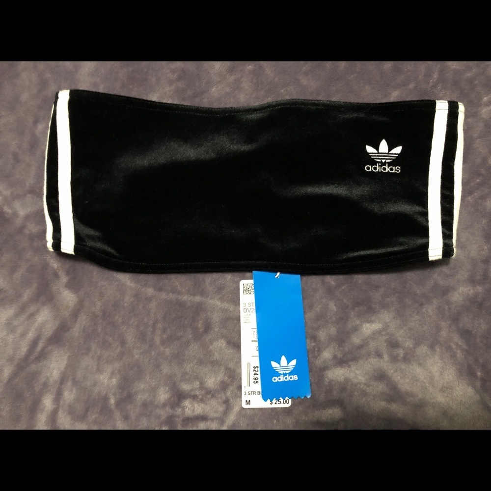 Adidas Velvet Tube Top